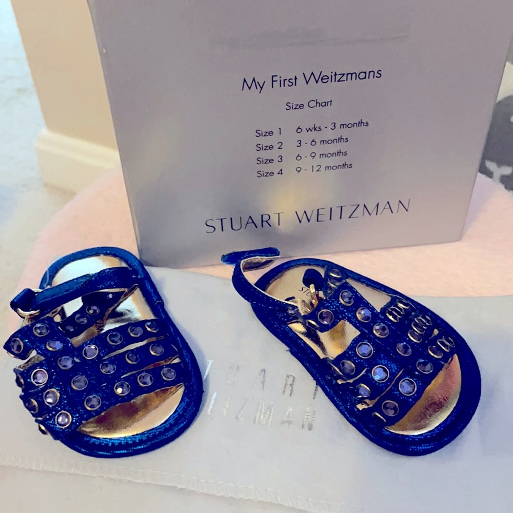 Stuart weitzmans baby Athena sandals